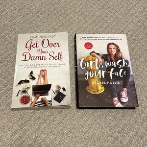 2 Books! Get Over Your Damn Self and Girl, Wash Your Face!